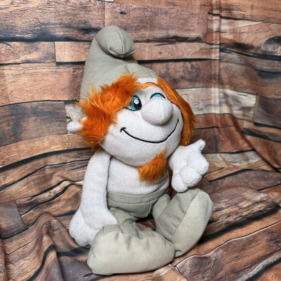 The Smurfs Hackus Smurf Plush Gray Movie Stuffed Animal Toy Figure 2013 Peyo - Picture 3 of 10